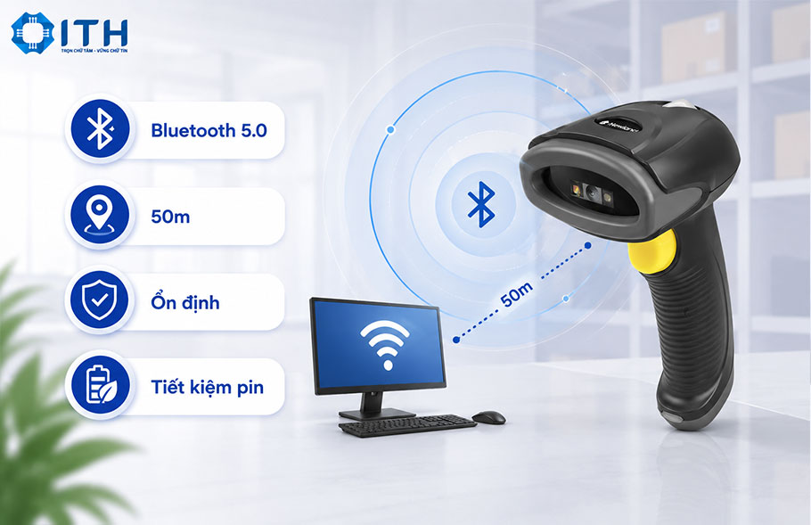 Newland HR2081-BT khả năng kết nối không dây.
