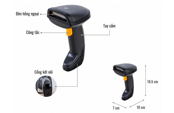 Máy quét mã vạch Shangchen SC-830G