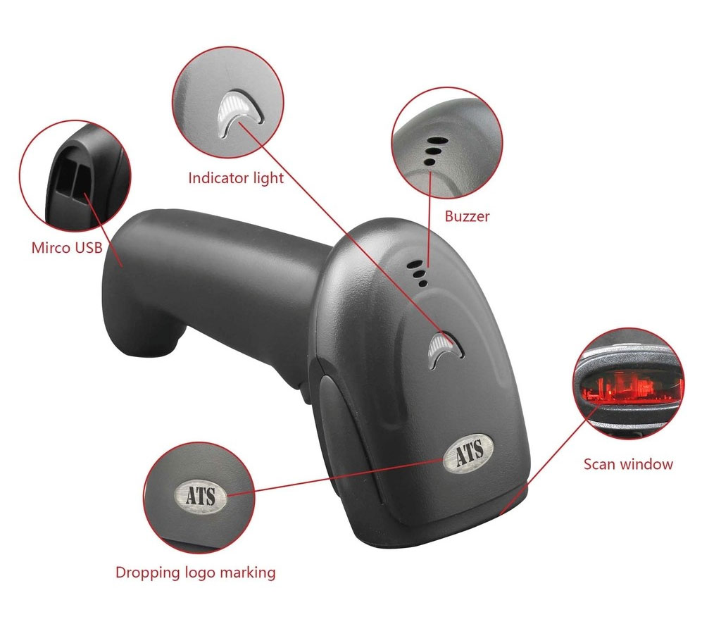 Đầu đọc mã vạch không dây ATS 9309B