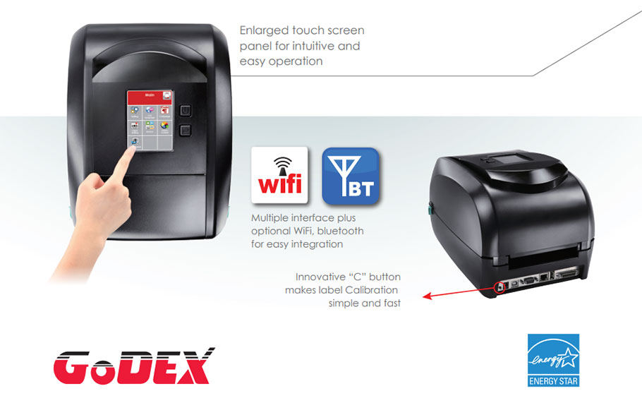Máy in mã vạch Godex RT863i+