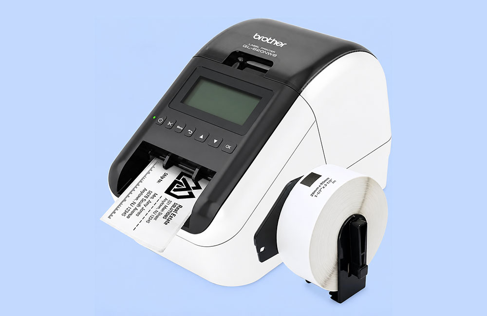Máy in mã vạch Brother QL-820NWB