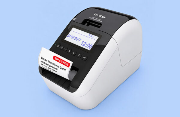 Máy in mã vạch Brother QL-820NWB
