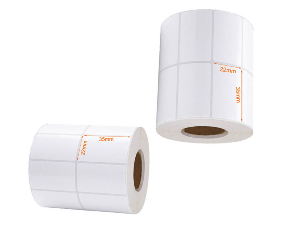 Decal nhiệt 35x22 mm dài 25m - 2 tem trên 1 hàng