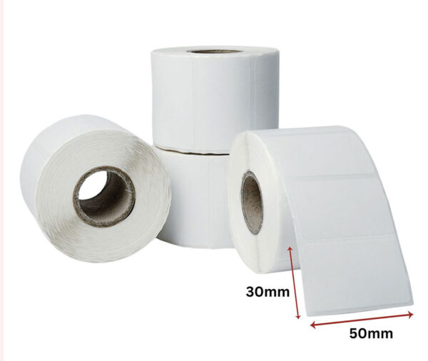 Decal nhiệt 50x30mm dài 30m – Tem trà sữa