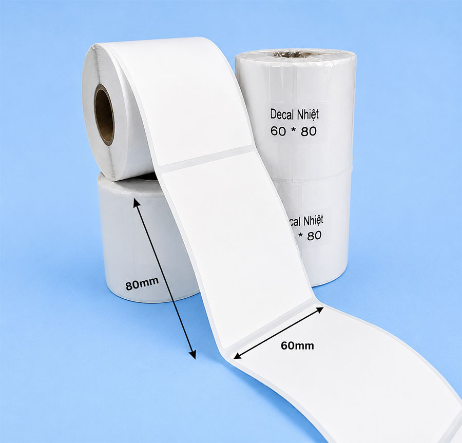 Decal nhiệt 60x80mm dài 30m