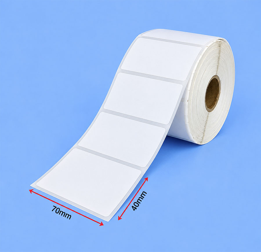 Decal nhiệt 70x40mm dài 50m