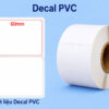 Decal PVC 60x40mm dài 50m