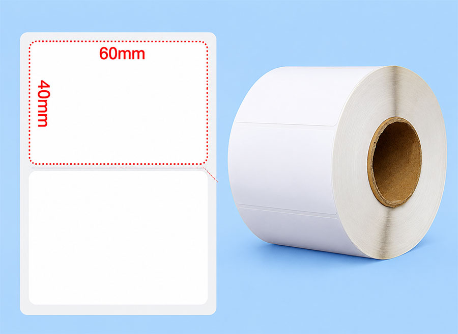 Decal thường 60x40mm dài 50m