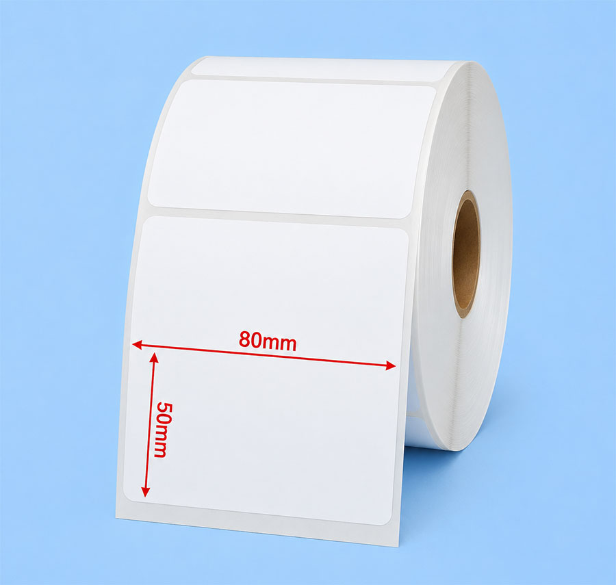 Decal thường 80x50mm dài 50m