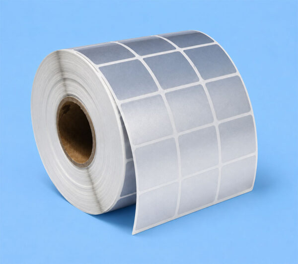 Decal xi bạc 35x22mm dài 50m 3 tem trên 1 hàng