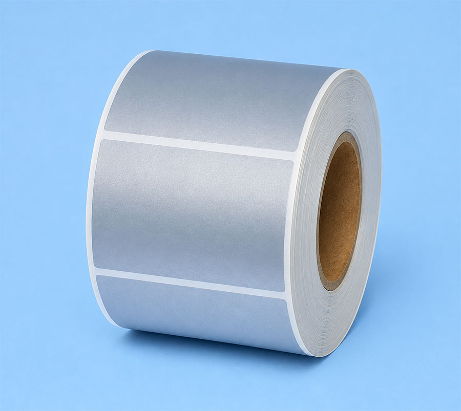 Decal xi bạc 50x30mm dài 50m