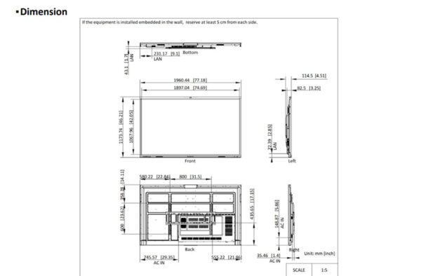 Màn hình tương tác Hikvision DS-D5C86RB/B2L