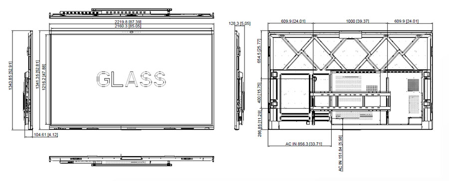Màn hình tương tác Hikvision DS-D5C98RB/B2L