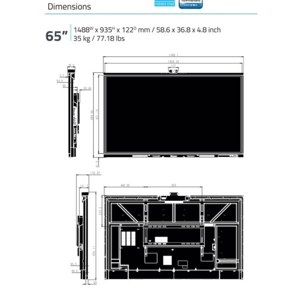 Màn hình tương tác Hisense 65MR6DE-E