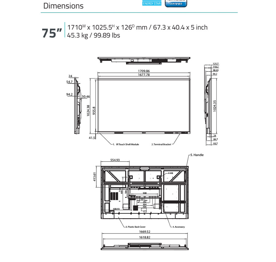 Màn hình tương tác Hisense 75MR6DE-E
