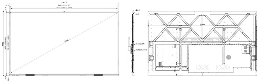 Màn hình tương tác MekVision M110A13-16-256