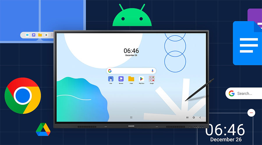 Màn hình tương tác Samsung LH65WADWLGCXXS Androi