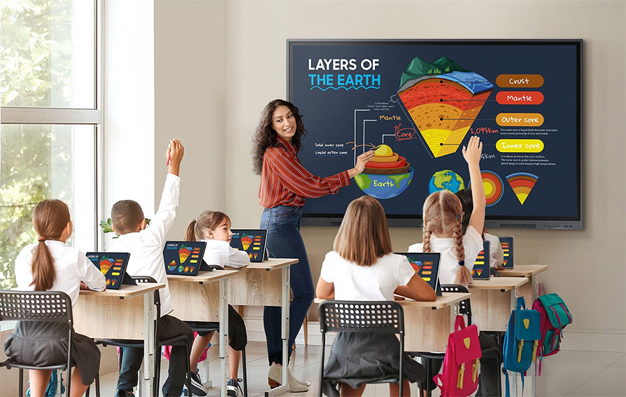 Màn hình tương tác Samsung LH75WADWLGCXXS