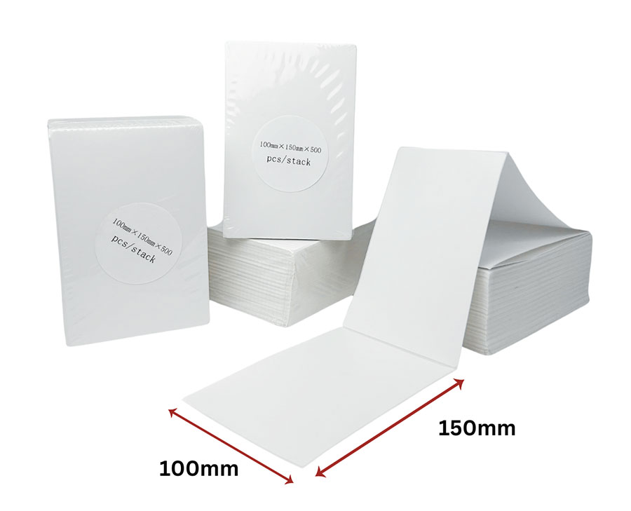 Tệp tem Decal nhiệt A6 100x150mm 500 tem