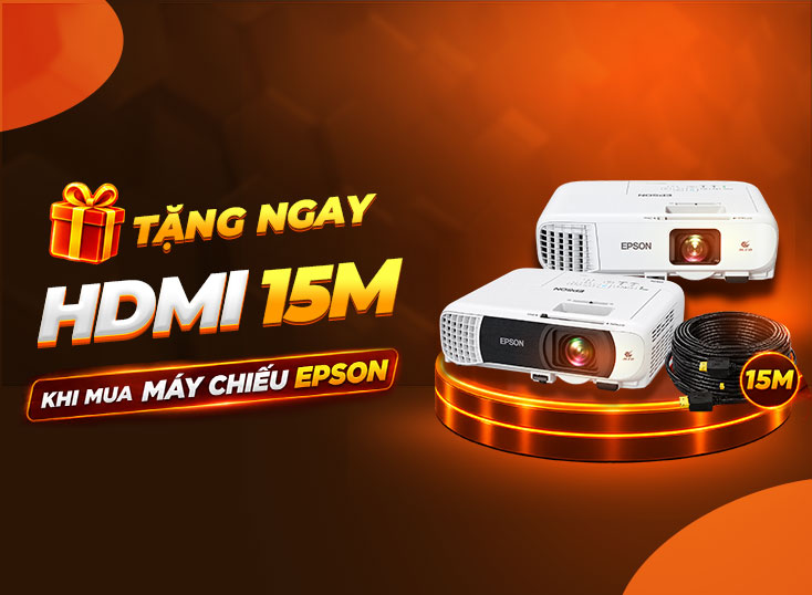 BACK TO SCHOOL – MUA MÁY CHIẾU EPSON, TẶNG NGAY CÁP HDMI 15 M