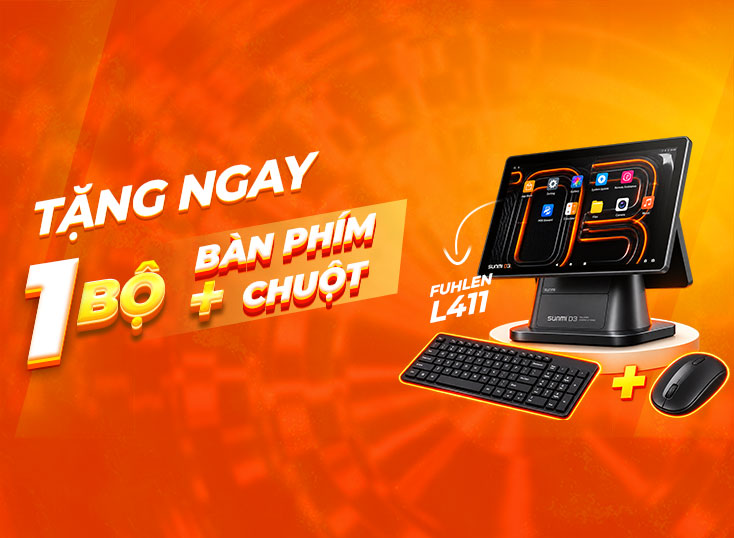 ITH OPENING SALE – MUA MÁY BÁN HÀNG POS, TẶNG BỘ BÀN PHÍM VÀ CHUỘT