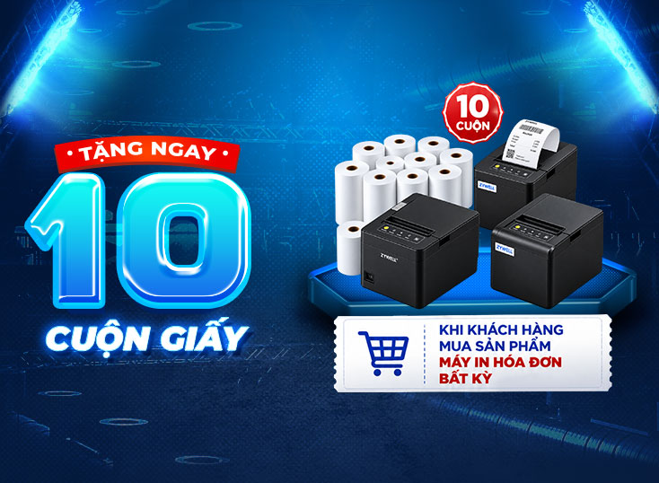 ITH OPENING SALE – MUA MÁY IN HÓA ĐƠN, TẶNG NGAY 10 CUỘN GIẤY IN