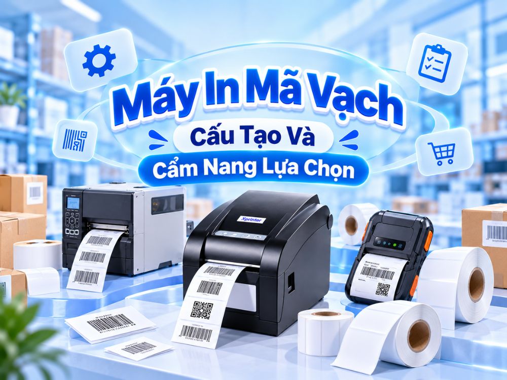 Máy in mã vạch là gì: Cấu tạo, nguyên lý và cẩm nang chọn mua