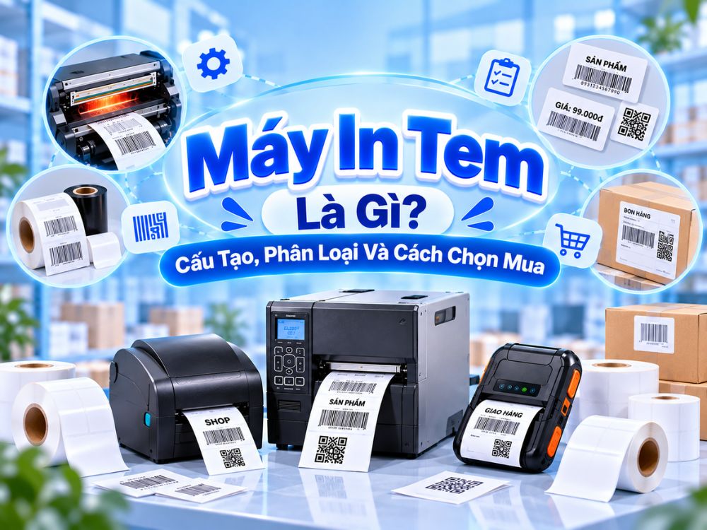 Máy In Tem Là Gì? Cấu Tạo, Phân Loại và cách chọn mua 2026
