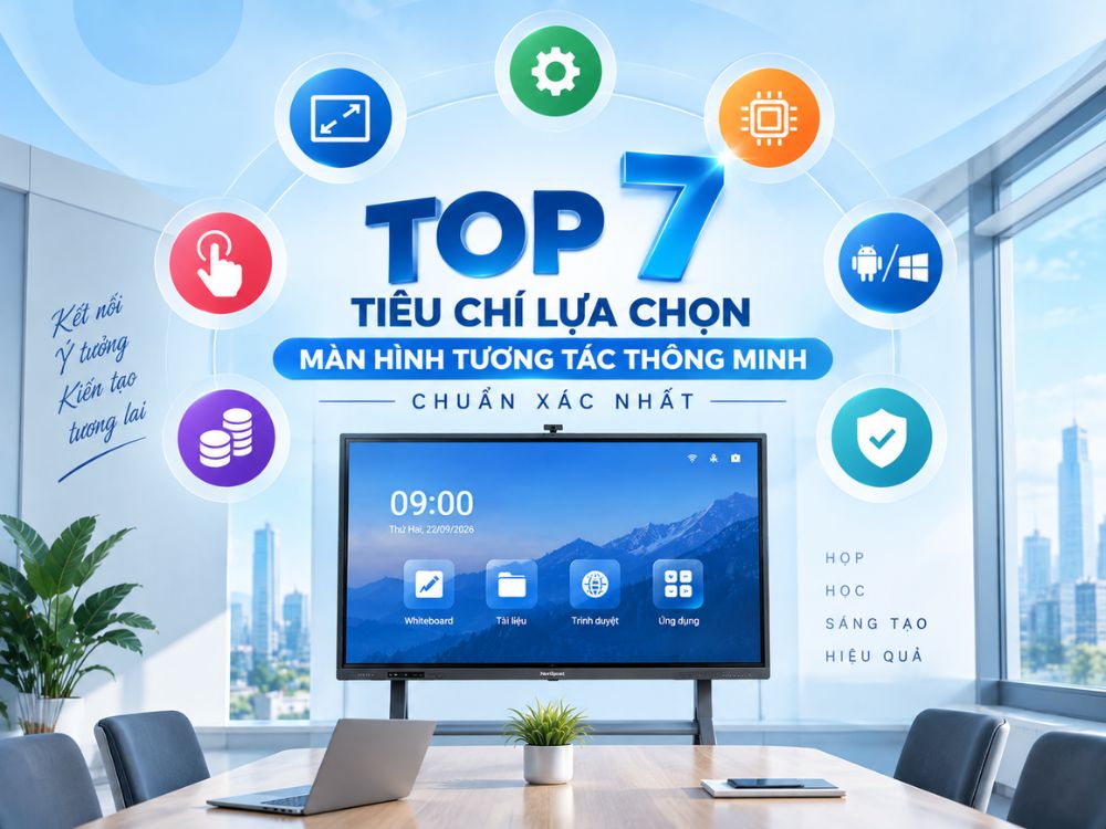 Top 7 tiêu chí lựa chọn màn hình tương tác thông minh chuẩn xác nhất