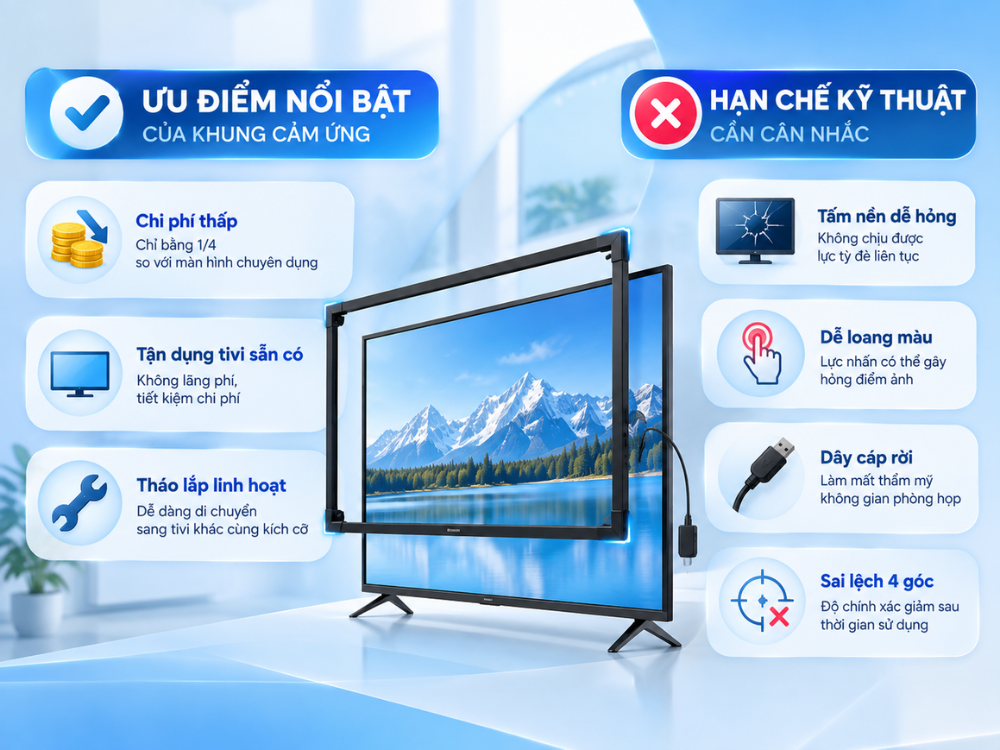 Các ưu điểm và hạn chế của khung tương tác
