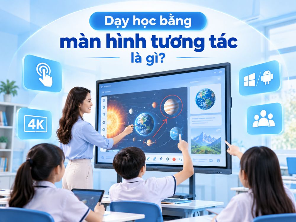 Dạy học bằng màn hình tương tác là gì