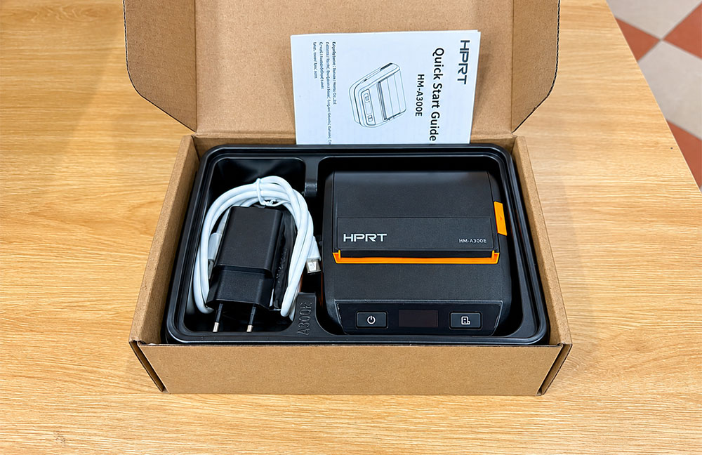 Máy in mã vạch cầm tay HPRT HM-A300E