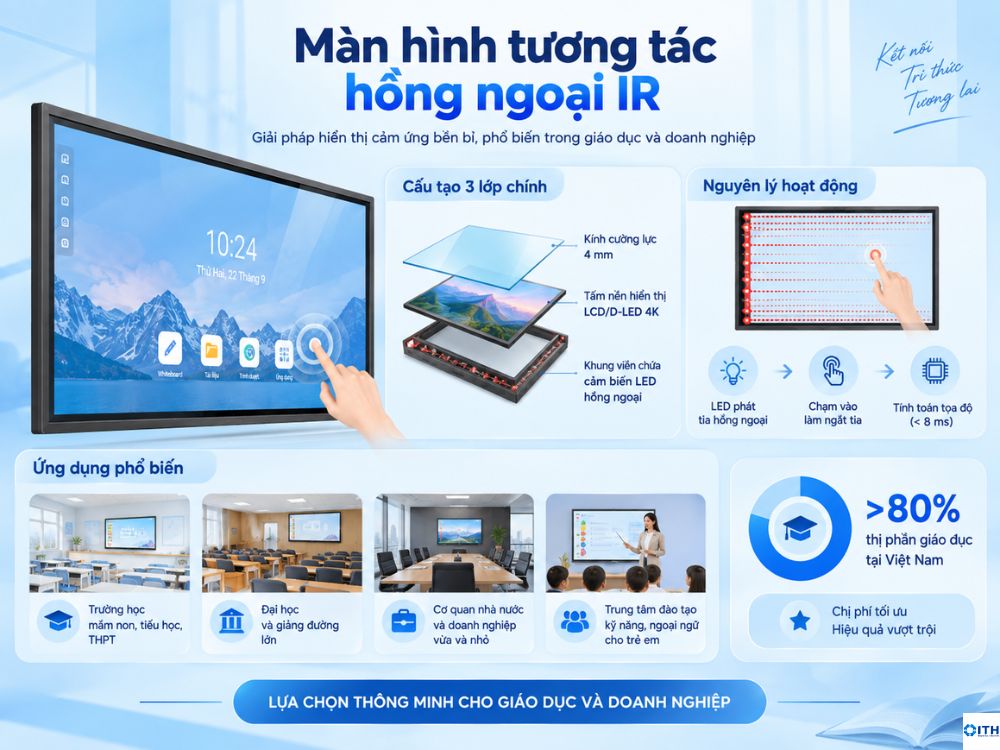 Màn hình tương tác hồng ngoại