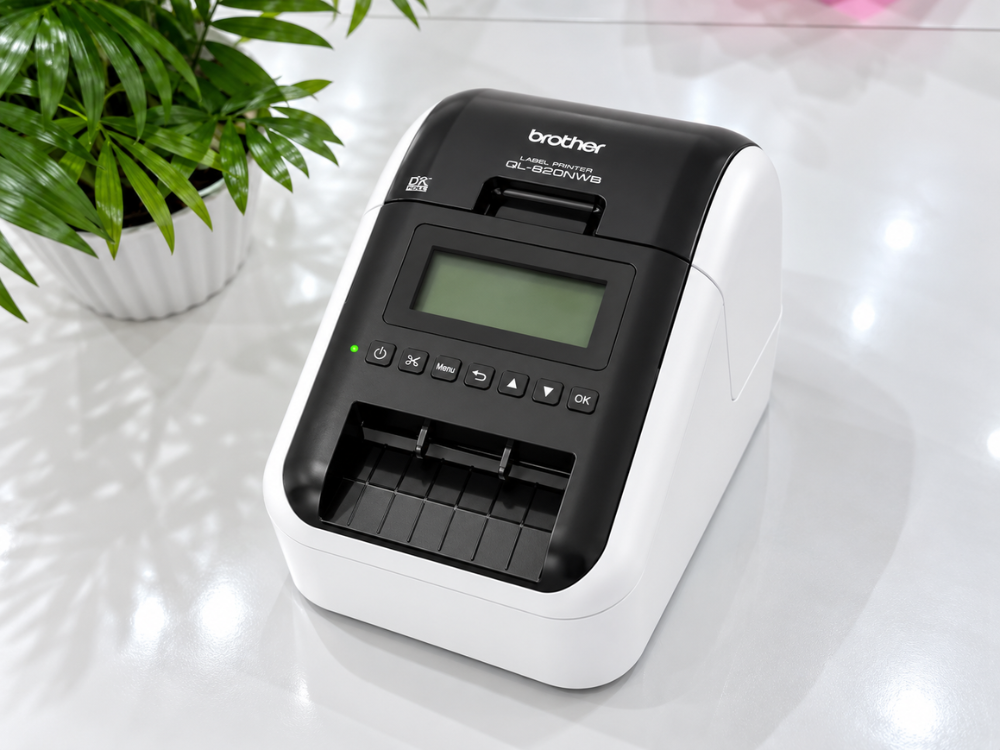 Máy in mã vạch Brother QL-820NWB