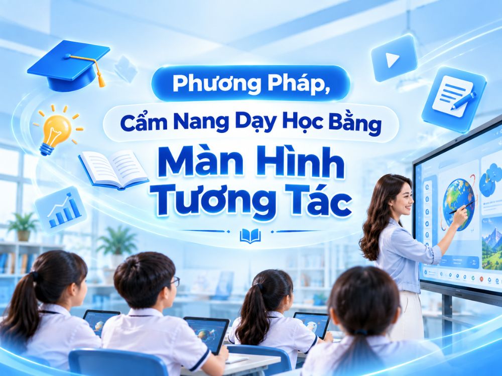 Dạy học bằng màn hình tương tác: Phương pháp và cẩm nang triển khai lớp học thông minh
