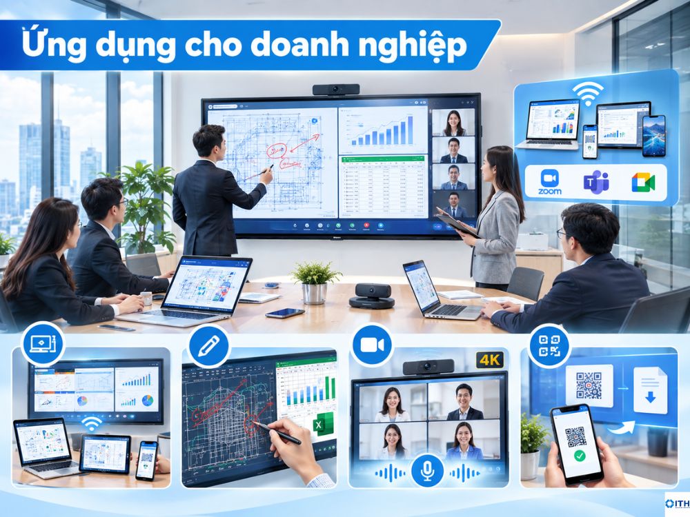 Ứng dụng màn hình tương tác cho doanh nghiệp