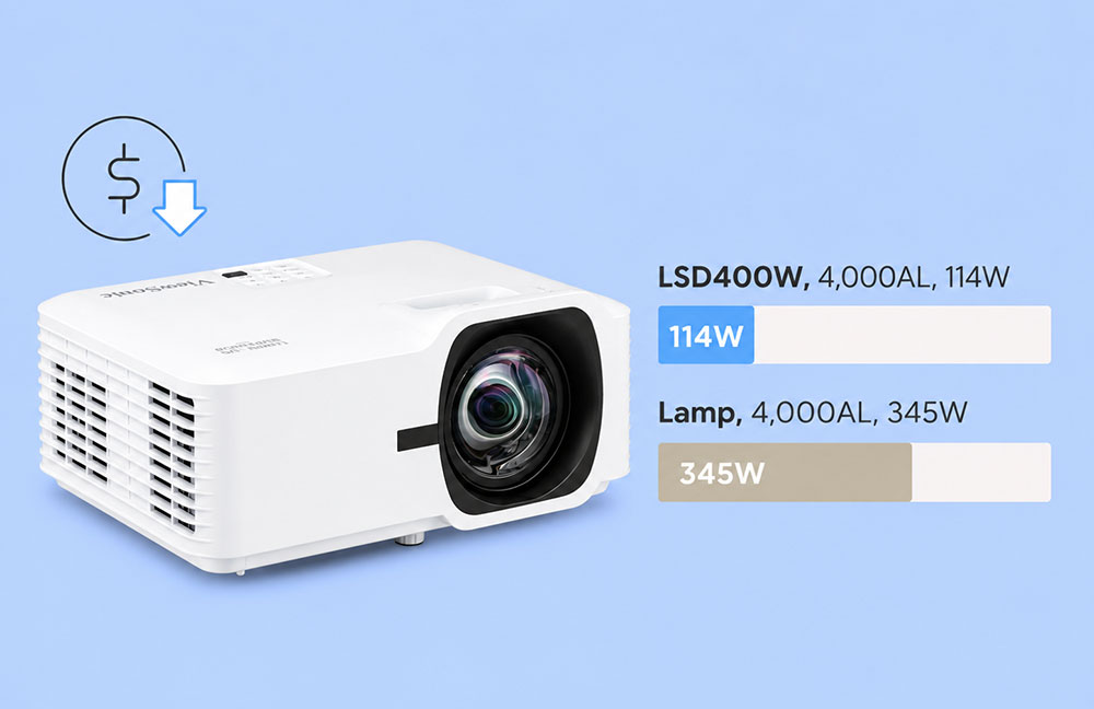 Máy chiếu Viewsonic LSD400W