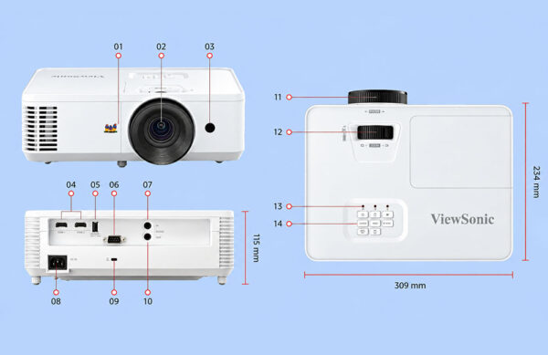 Máy chiếu Viewsonic PX704HD