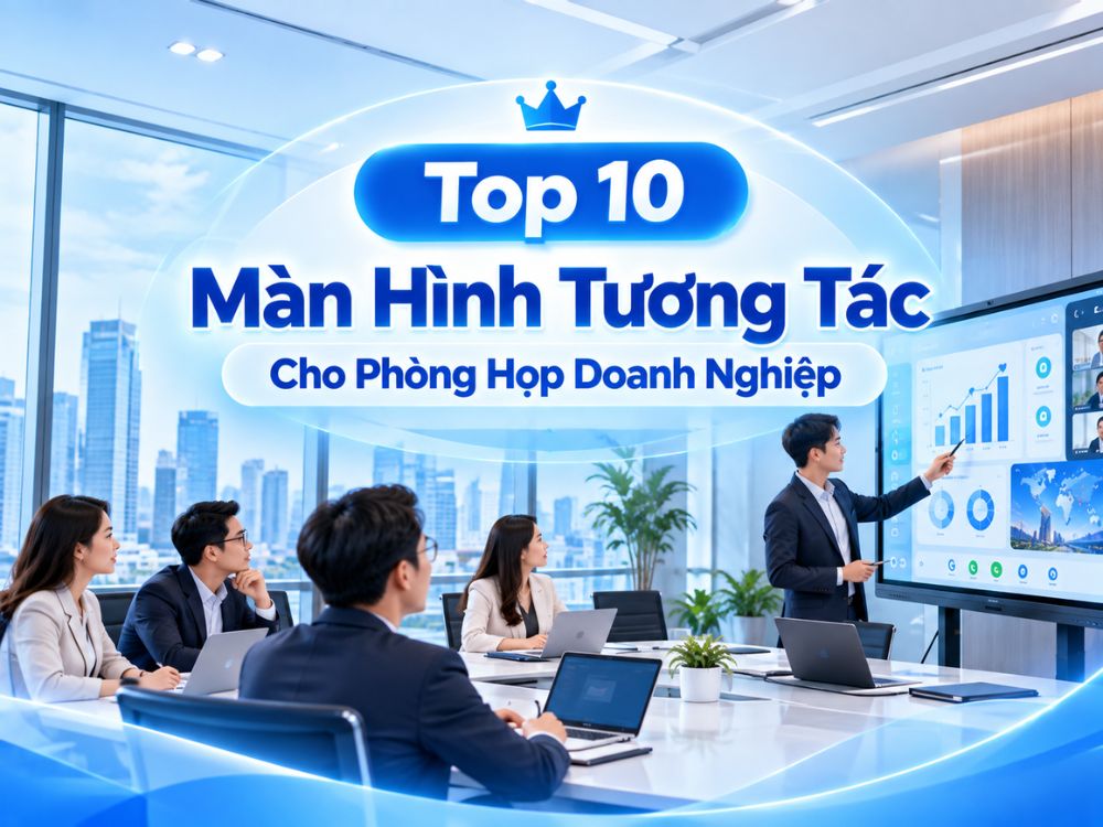 Top 10 màn hình tương tác cho phòng họp doanh nghiệp tốt nhất hiện nay