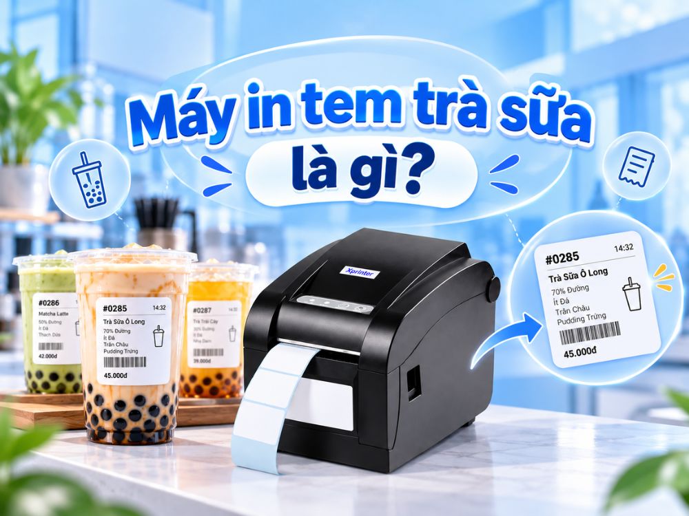 Máy in tem trà sữa: Phân loại, tiêu chuẩn chọn mua và top sản phẩm tốt nhất tại ITH