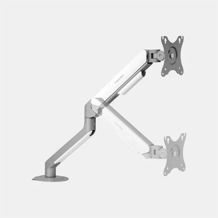 Giá đỡ màn hình Hyperwork T6 Pro HPW-T6P.V2-SLV (Trắng xám)