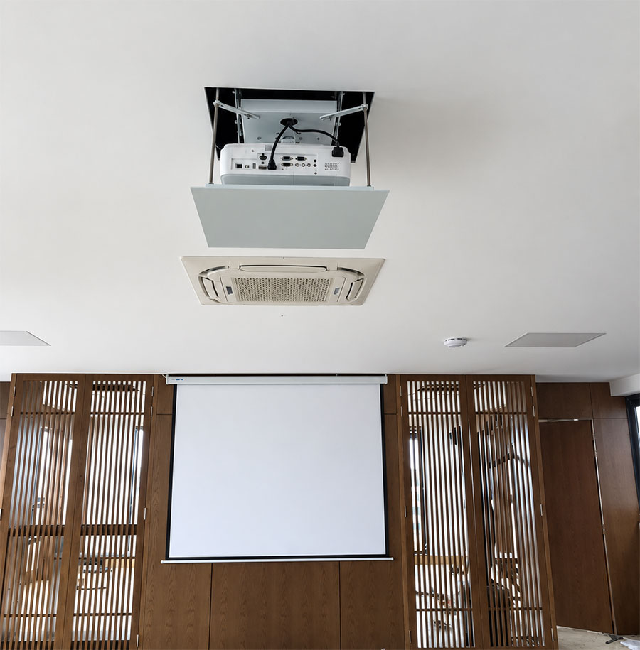 gia treo dien dalite ecm110 4 Giá treo điện Dalite ECM110