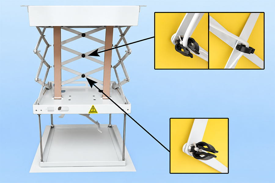 gia treo dien dalite ecm110 a 4 Giá treo điện Dalite ECM110-A