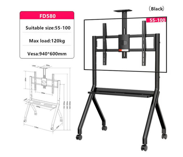 Giá treo màn hình di động Dalite FD580