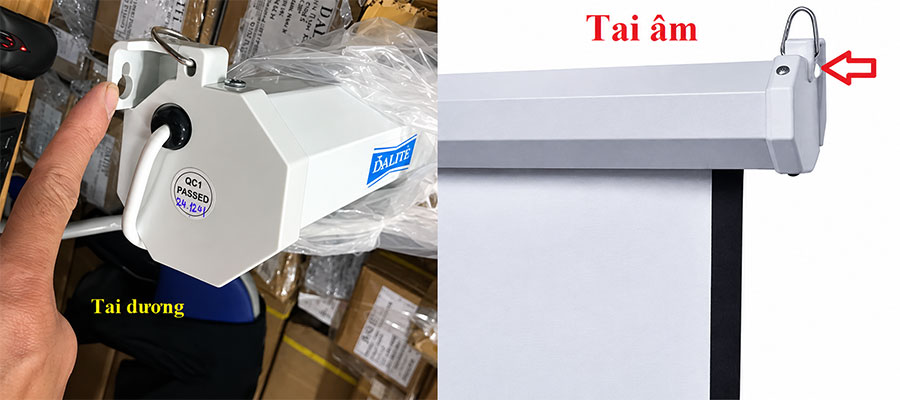 Màn chiếu điện Dalite P60ES