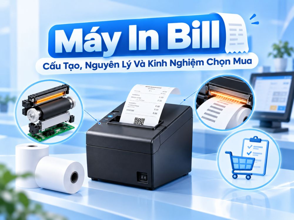 Máy in bill là gì? Cẩm nang toàn diện về cấu tạo, nguyên lý và kinh nghiệm chọn mua