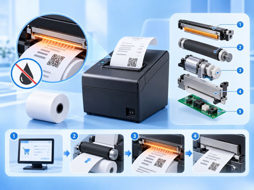 Cấu tạo và nguyên lý hoạt động của máy in hóa đơn