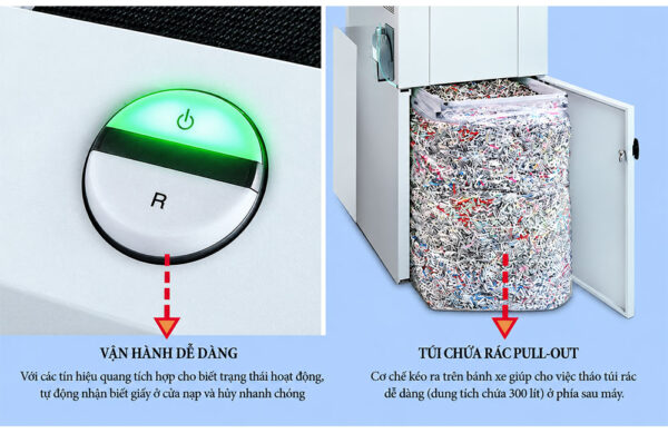 Máy hủy tài liệu EBA 6340C