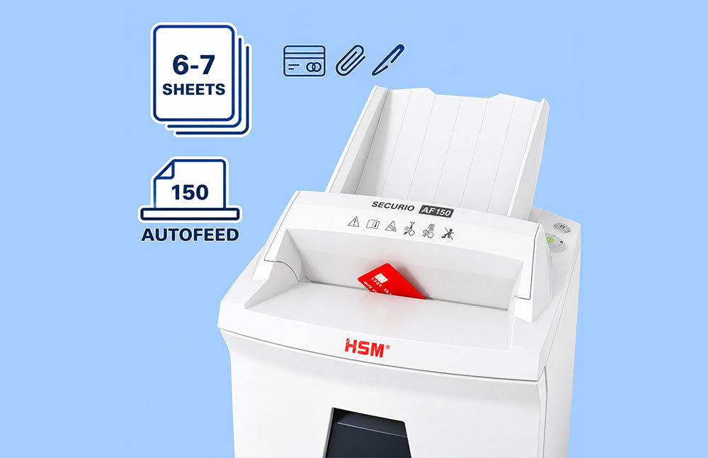 Máy huỷ tài liệu HSM Securio AF150 1.9x15