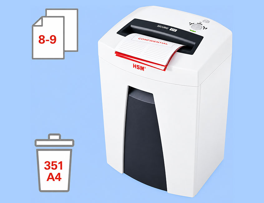 Máy huỷ tài liệu HSM Securio C18 3.9x30